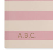 Matilda Moo | A5 Ruled Notebook | Striped | Pink