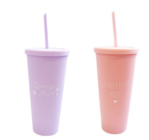 MOTHER'S DAY REUSABLE COLD CUP 24OZ  ONE SUPPLIED