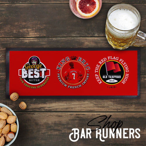Manchester Red - Football Legends - Bar Runner