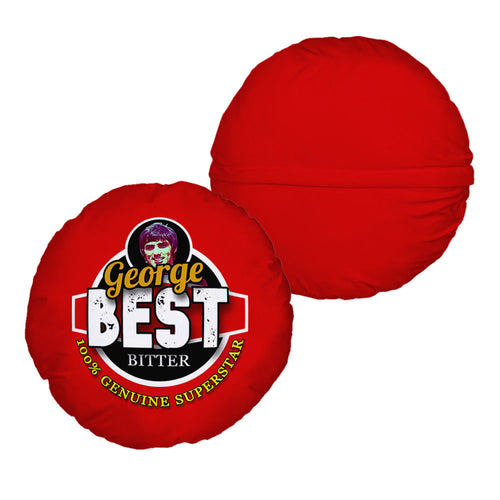 Manchester Red Best - Football Legends - Circle Cushion 14"