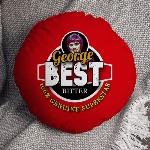 Manchester Red Best - Football Legends - Circle Cushion 14"