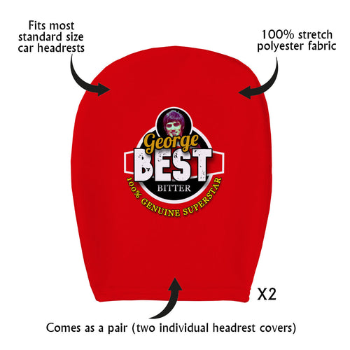 Manchester Red Best - Football Legends - Headrest Cover