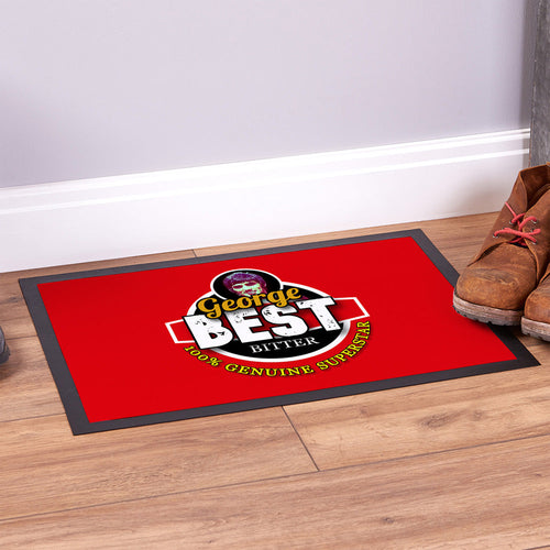 Manchester Red Best  - Football Legends - Door Mat -60cm X 40cm