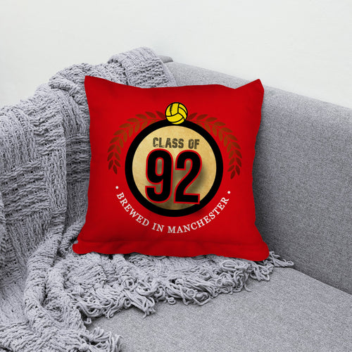 Manchester Red Class of 92 - Football Legends - Cushion 10"