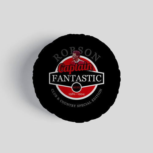 Manchester Red Robson - Football Legends - Circle Cushion 14"