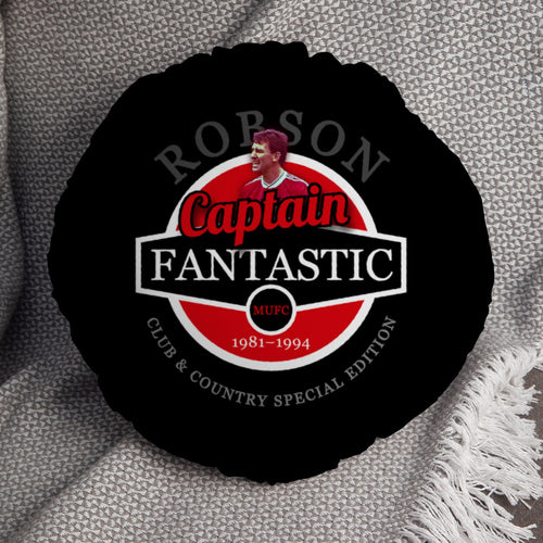 Manchester Red Robson - Football Legends - Circle Cushion 14"