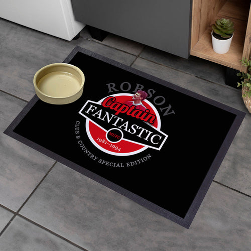 Manchester Red Robson  - Football Legends - Door Mat -60cm X 40cm