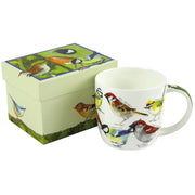 BRITISH BIRDS BONE CHINA MUG