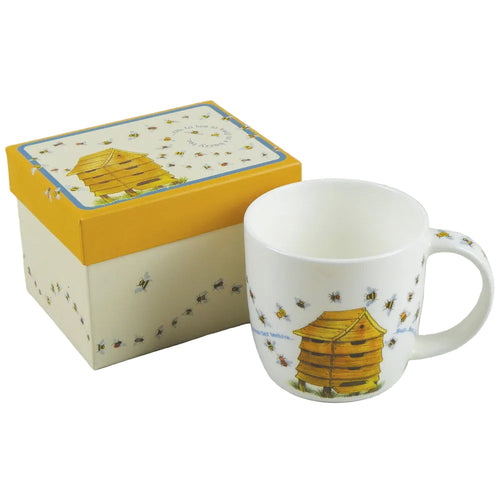 Beehive Bone China Mug with Gift Box