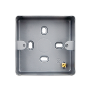 Caradok 1G Plain Sided Surface Box Metalclad Veritage