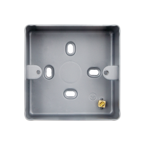 Caradok 1G Plain Sided Surface Box Metalclad Veritage