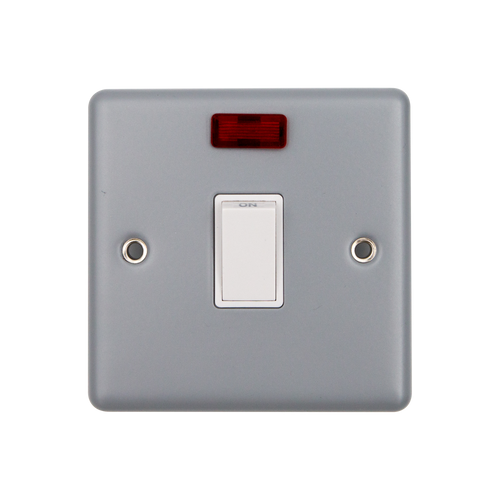 Caradok 20A DP Switch c/w Neon Metalclad Veritage
