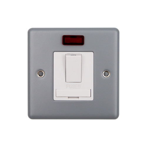 Caradok 13A Switched Fused Spur c/w Neon Metalclad Veritage
