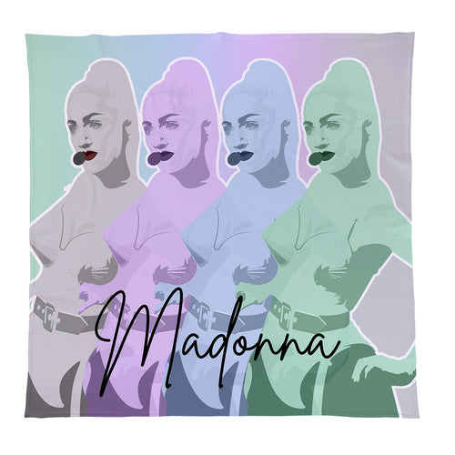 80s Queen Of Pop Icon Fleece Throw - Large Size 150cm x 150cm