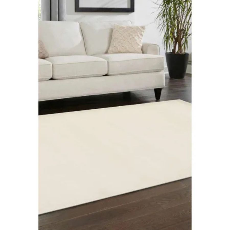 Maestro Solid Ivory Rug