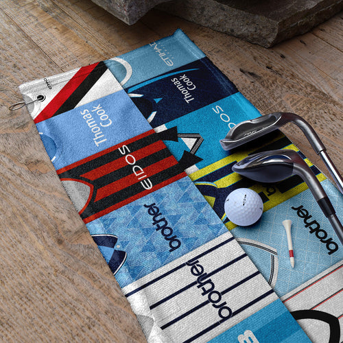 Manchester Blue - Kit Montage - Golf Towel