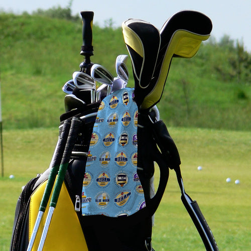 Manchester Blue - Football Legends - Retro Lightweight, Microfibre Golf Towel