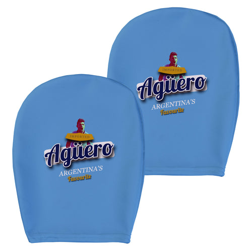 Manchester Blue Aguero - Football Legends - Headrest Cover
