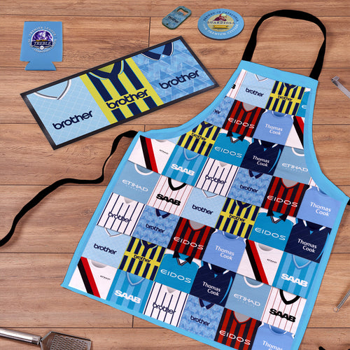 Manchester Blue Football BBQ Box Bundle | Retro Man-Cave Set