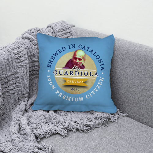 Manchester BlueGuardiola - Football Legends - Cushion 10"