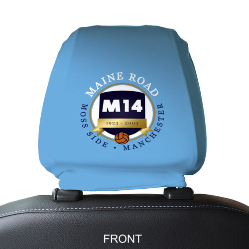 Manchester Blue Maine Road - Football Legends - Headrest Cover