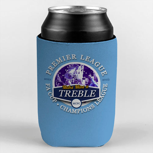 Manchester Blue Treble - Football Legends - Can Cooler