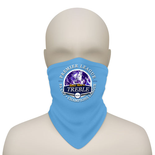 Manchester Blue Treble - Football Legends - Snood