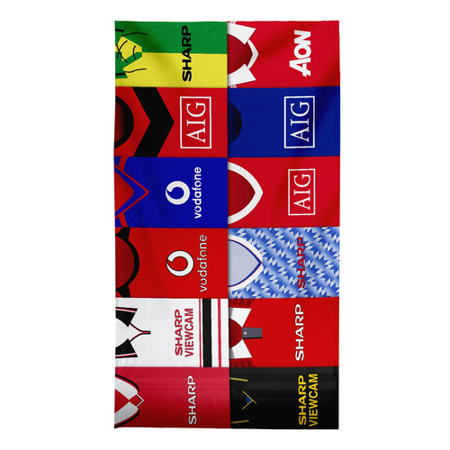 Manchester Red - Kit Montage - Beach Towel - 150cm x 75cm