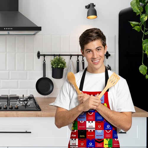 Manchester Red - Kit Montage - Water-Resistant Adults Apron