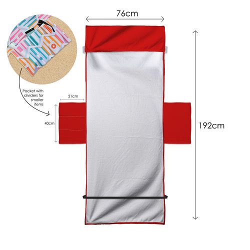 Manchester Red - Player Montage - Sunbed Towel