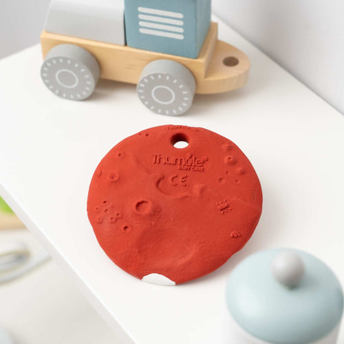 Mars Biscuit® ‘The Red Planet’ - Natural Rubber Space Teether Toy