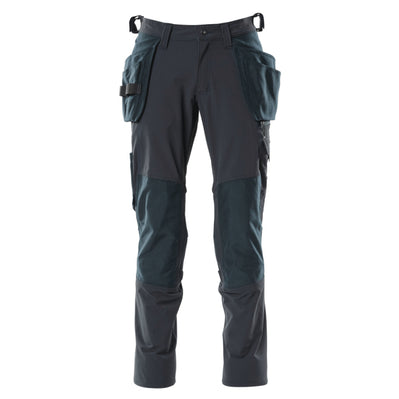 Mascot Accelerate 18031 Ultimate Stretch Kneepad Holster Trousers Dark Navy 32" Waist 30" Leg