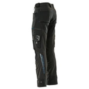 Mascot Adanced 17079 Water-Repellent Stretch Kneepad Work Trouser - Black 32" Waist, 30" Leg
