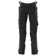 Mascot Adanced 17079 Water-Repellent Stretch Kneepad Work Trouser - Black 32" Waist, 30" Leg