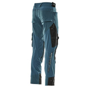 Mascot Adanced 17079 Water-Repellent Stretch Kneepad Work Trouser Petrol Blue