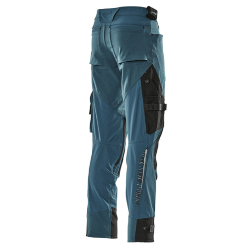 Mascot Adanced 17079 Water-Repellent Stretch Kneepad Work Trouser Petrol Blue