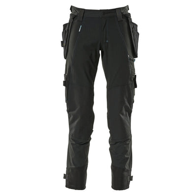 Mascot Advanced 17031 Water-Repellent Stretch Holster Pocket Work Trouser Black