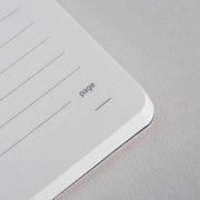 Matilda Myres | A5 Ruled Notebook with Rose Gold Foil | Navy