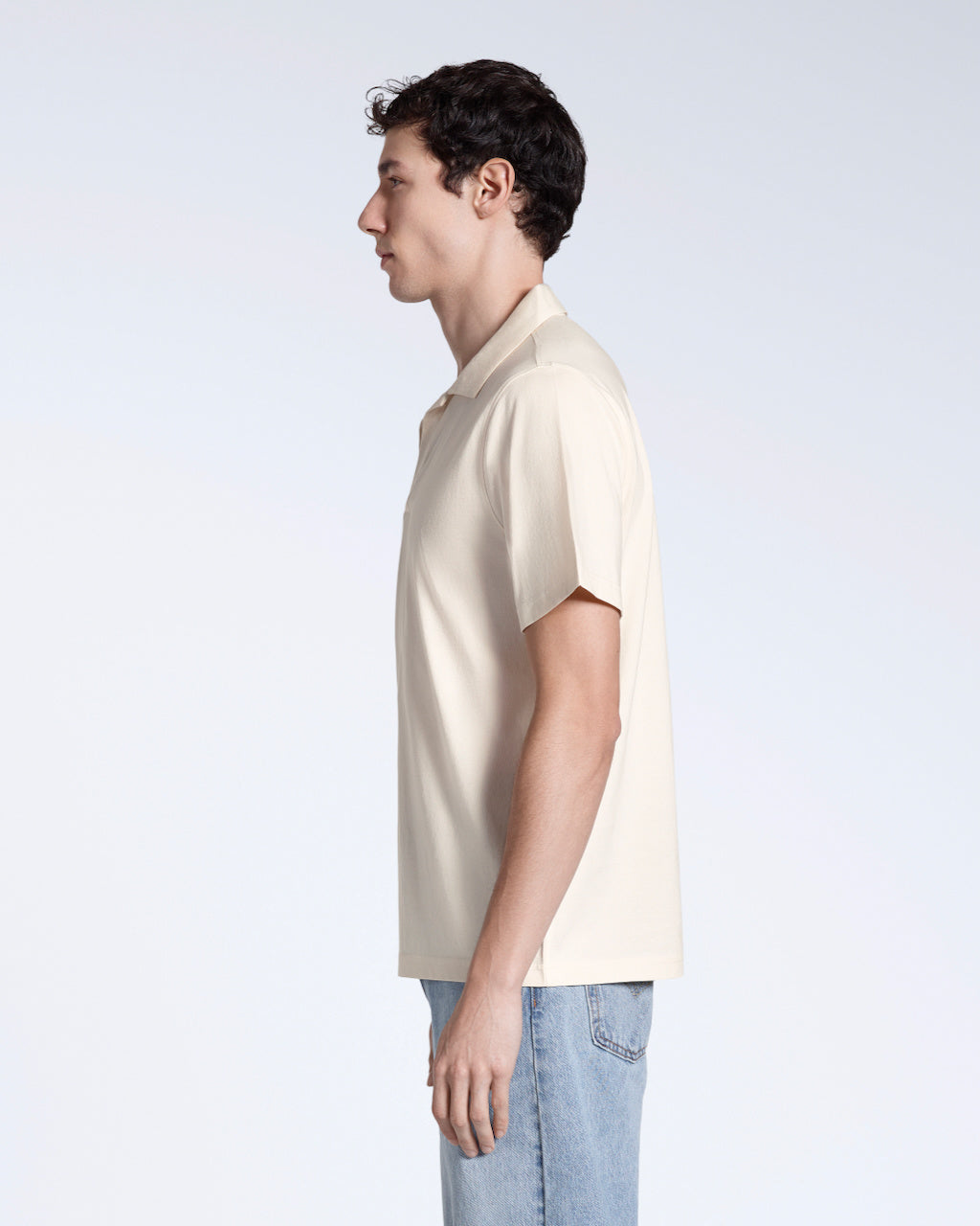 Open Neck Polo