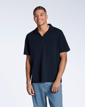 Open Neck Polo
