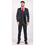 STZ41 - Men's 3 Piece Suit Gatsby 1920s Gangster Pinstripe