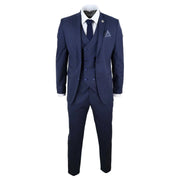 STZ41 - Men's 3 Piece Suit Gatsby 1920s Gangster Pinstripe