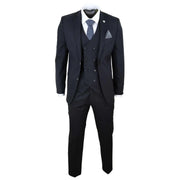 STZ42 - Men's 3 Piece Suit Gatsby 1920s Gangster Pinstripe