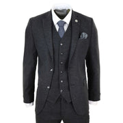 STZ22 - Men's Wool Tweed Suit 3 Piece Authentic 1920s Classic