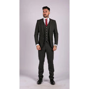 STZ23 - Men's Wool Tweed Suit 3 Piece Authentic 1920s Classic