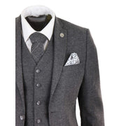 STZ23 - Men's Wool Tweed Suit 3 Piece Authentic 1920s Classic