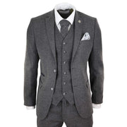 STZ23 - Men's Wool Tweed Suit 3 Piece Authentic 1920s Classic