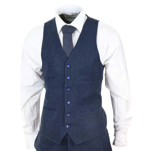 STZ21 - Men's Wool Tweed Suit 3 Piece Authentic 1920s Classic