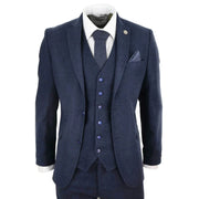 STZ21 - Men's Wool Tweed Suit 3 Piece Authentic 1920s Classic