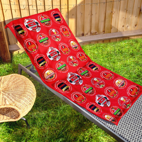 Middlesbrough - Football Legends - Microfibre Beach Towel - 150cm x 75cm